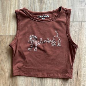 Disney Slinky Dog crop top.